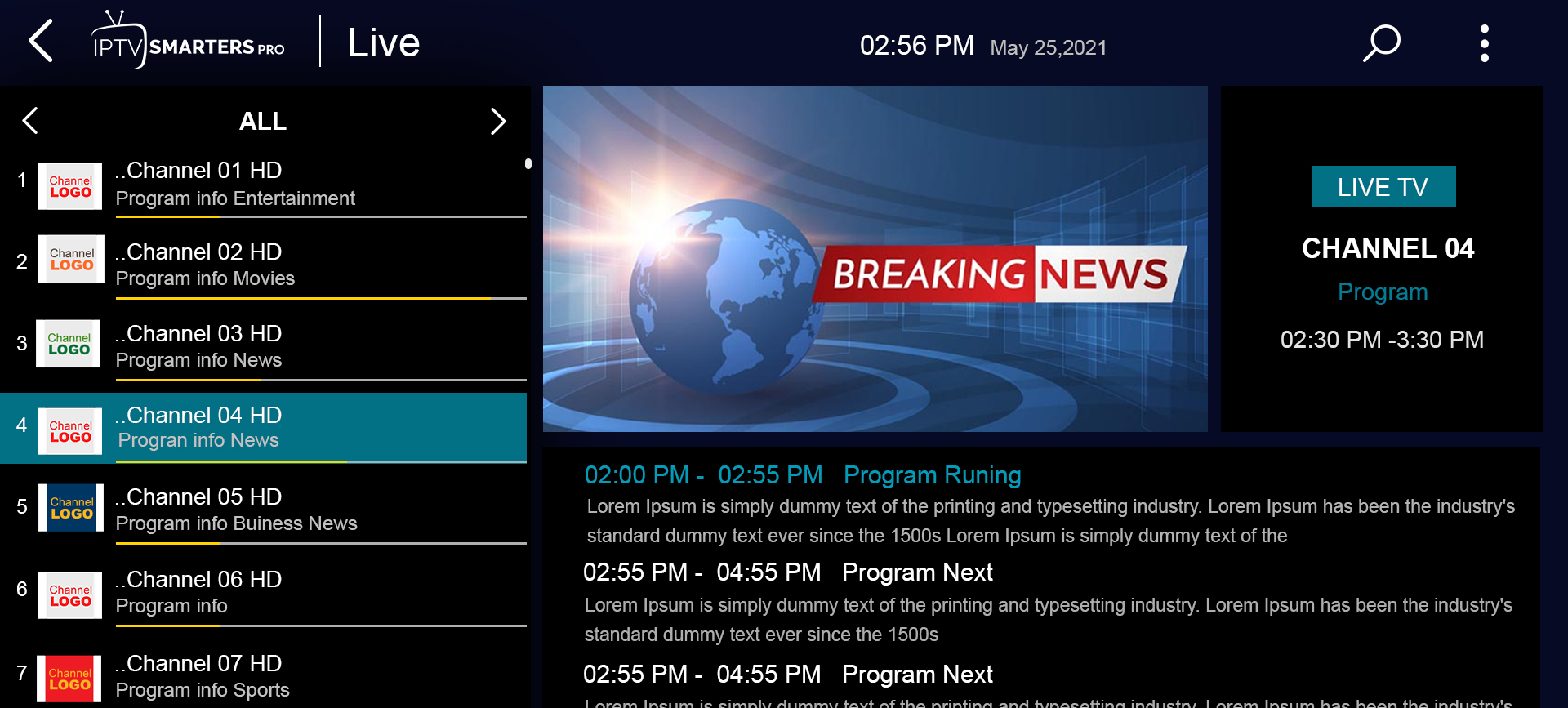 OFFICIEL IPTV SMARTERS PRO - TV En directe